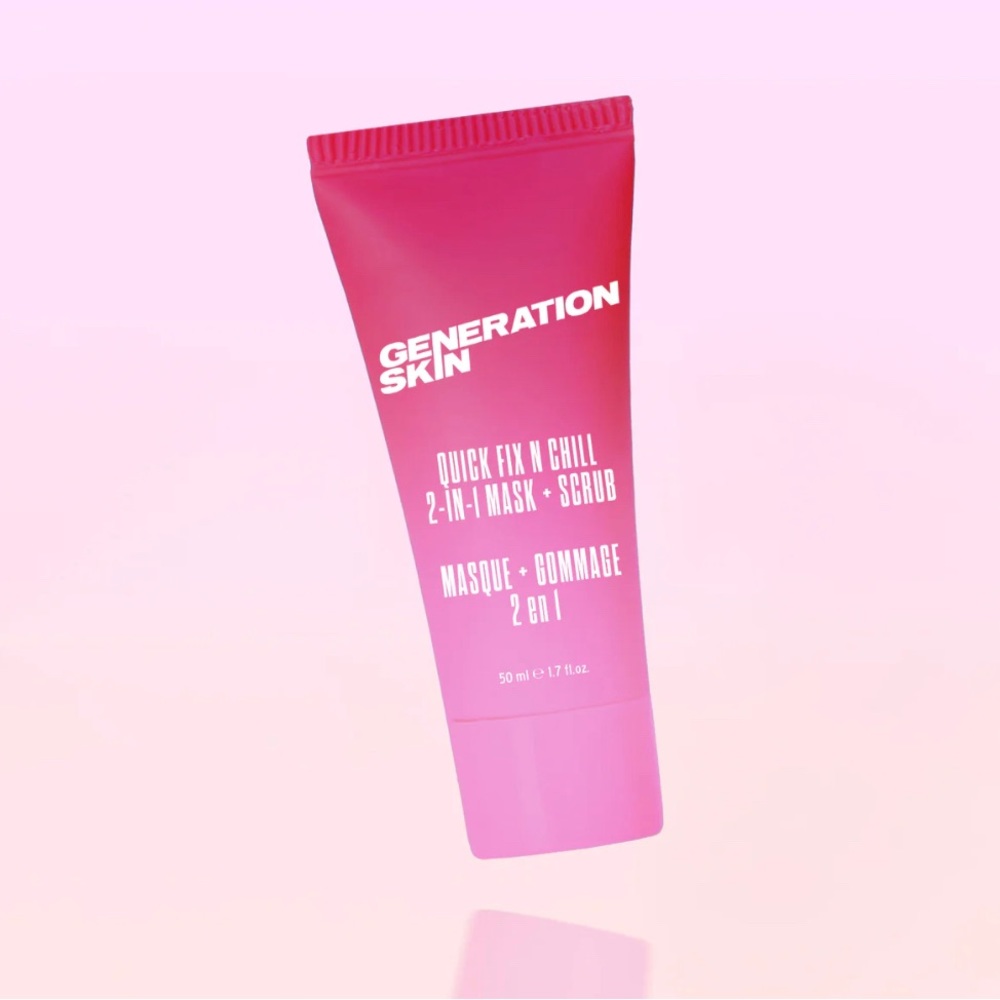 NEW Generation Skin Quick Fix N Chill 2-in-1 Mask + Scrub
